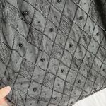 Scala Vintage  Black Silk Beaded Sequin Evening Party Formal Dress Sz PXL Photo 10