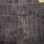 Maeve Anthropologie  Nell Flounced Midi Skirt Navy Blue Size Small Velvet Stretch Photo 9