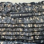 Brandy Melville Caley Dress Off The Shoulder Navy Floral Photo 6