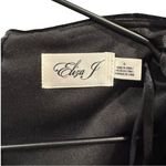 Eliza J Velvet Bodice Jacquard Ballgown Black Gold Burgundy 4 Photo 8