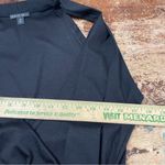 Lafayette 148 New York Womens Cotton Knit Ruched V Photo 3