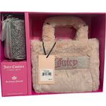 Juicy Couture Faux Fur Pink Dusty Blush Mini Tote Barrel Coin Purse Gift Set NEW Photo 0