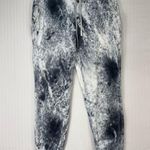 Lululemon Athletic Warm Down Black/White Marbled/Tie-Dye Jogger Sweatpant Size 6 Photo 1