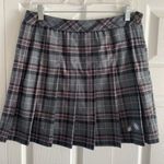 Beetlejuice Womens‎ Small Gray Plaid Mini Skirt Cosplay Academia School Girl Photo 0