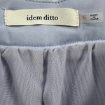 idem Ditto  Pleated Flowy Wide Leg Feminine Shorts Sky Blue Fully Lined Size S Photo 5