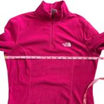  TKA 100 Pink 1/4 zip pullover The North Face Hot Pink Bright Photo 10