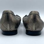 Attilio Giusti Leombruni AGL Monika Quilted Cap Toe Ballet Flat Bronze Black 37 Gold Size 7 Photo 12