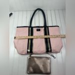 Victoria's Secret Victoriaโs Secret Pink Tote Bag & Metallic Wristlet Photo 4