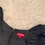 NWOT STAUD Corsica Black Plunging Tiered Maxi Dress sz XS Photo 2