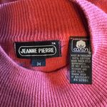 Jeanne pierre Vintage  Pink Knit Cotton Mock Turtleneck Sweater M Medium Photo 5