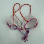 BASTA SURF Bikini Top Size Small NEW Triangle String Tie Dye Swim Beach NWOT Pink Photo 1
