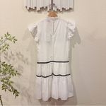 En Saison Aliza Tiered Babydoll Mini Dress in White Size Small NWT Photo 5