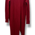 Universal Standard Asymmetric Tunic Sweater Women’s Size XS Red Long Sleeve Photo 0