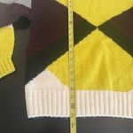 ALC Frank A.L.C. Angelou Geo Colorblock Turtleneck Sweater in Ivory alpaca/wool blend Photo 1