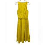 TOCCIN X RTR Bright Yellow Nylon Sleeveless Twist Front Dress Size 8 Photo 6