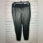 Soma Smoothing Faux Leather Front Ponte Legging Size medium regular NWT Photo 2