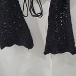 Nasty Gal  Crochet Open Back Tie Crop Top  Knit  Size 6 Photo 6