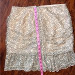 Chelsea and Violet Rouched Ruffled Boho Peasant Skirt, Women’s Juniors Size Medium Photo 2