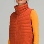 Lululemon Lightweight Relaxed-Fit Down Vest – Canyon Orange – Women’s Size 6 Photo 0