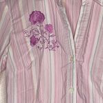 Vintage NY & Company Embroidered Blouse White Size XS Photo 5