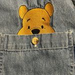 Disney Vintage Winnie The Pooh Denim Sleeveless Shirt Women’s L Photo 4