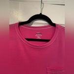J.Crew NWOT Size S Neon Pink Short Sleeve Crew Neck Pocket Tee Shirt Photo 4