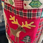 Christmas Sweater Zip Vest Heirloom Collectibles Womens Medium Red Photo 11