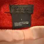 Chine Collection Valentine's 100% Leather Red Mini Heart Pocket Skirt 90s Y2K XS Photo 4