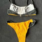 colorblock cheeky bikini set Yellow Size M Photo 3