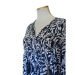 Lilly Pulitzer Marilina Long Sleeve Tunic Low Tide Navy Flocking to Paradise S Photo 3