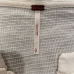 Free People  Your Girl Button-Front Tunic Top Dress In Ivory Size Small Photo 10