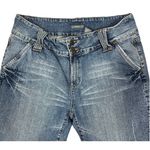 Apt. 9 Y2K Grunge Bermuda Jean Shorts Sz 14‎ Stretch Denim Retro 90s Skater Wide Waist Photo 8
