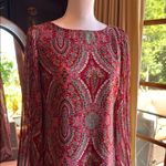 Fire Los Angeles Red and Pink Sheath Cocktail Dress Photo 1