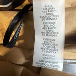 Calvin Klein  Lined Belted Skirt Linen Blend Animal Print Photo 6