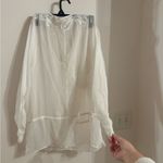 vintage arden b sheer white blouse with sequins detail size XS Photo 3
