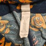 LuLaRoe Halloween Scarecrow Pumpkin Printed Leggings - One Size Photo 6