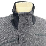 Lululemon  Base Runner 1/2 Zip Heathered Herringbone Heathered Black Size 8‎ Photo 3