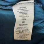 Free People Downtown Girl Blue Cold Shoulder Long Sleeve Ribbed Top Shirt Photo 8