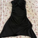 Black strapless homecoming dress Photo 1