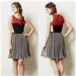 Greylin Anthropologie  Pleated Colorblock Midi Dress M – Must Have! Photo 1