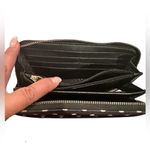 Kate Spade Neda Blake Avenue Polka Dot Continental Zip Black Wallet Photo 4