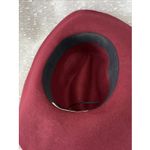 Michael Stars 100% Wool Fedora Womens Burgundy Photo 3