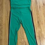 Lou & grey Kelly Green Colorblock Luvstretch Bralettle Leggings Matching Set XL Photo 0