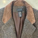 The Limited VTG  90s Blazer Wool Blend Suede Collar MED Photo 3