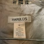 Harolds Women’s Gold/Tan Woven Print Acetate Dress Coat size M Size M Photo 1