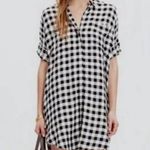 Madewell Buffalo Check Short Sleeve Dress Polo Casual Comfy Classic Size XS Photo 1