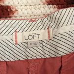 Ann Taylor Loft Mid/Low Rise Coral Peach Pink Chino 100% Cotton Shorts Pockets #Summer #Preppy Old Money #Minimalist #Boho Photo 2