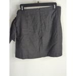 Aritzia WILFRED Gray Wrap-Front Wool Cashmere Blend Mini Skirt Women's 8 Preppy Photo 4