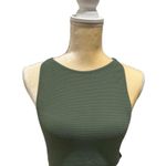 Free People Intimately Free cropped army green tank in great condition size XS/S Photo 0