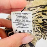 IRO  Animal Tiger Zebra Print Ruched Silk Tank Top - 2 Photo 6